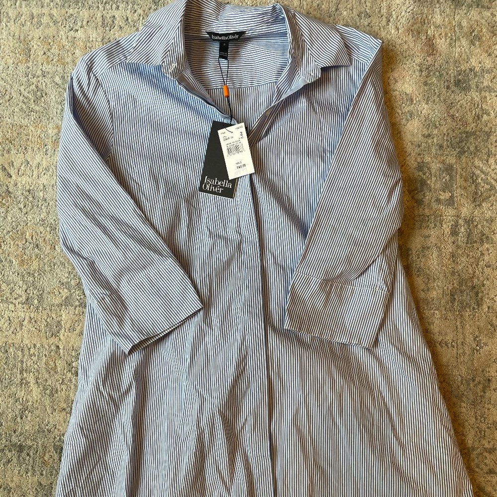 NWT Isabella Oliver Gemma Maternity Shirt